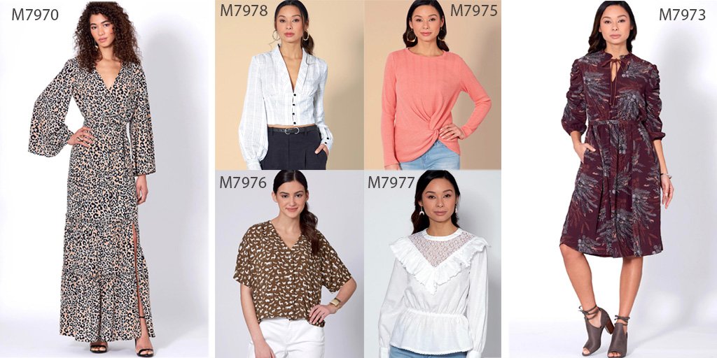 mccallpatternco's tweet photo. Great news! The new McCall's Early Fall collection is now available online! Check it out here: https://t.co/BIdiuDfFfB
#mccallspatterns #sewingpattern #m7970 #m7978 #m7975 #m7976 #m7977 #m7973 https://t.co/gCBQgP76hs