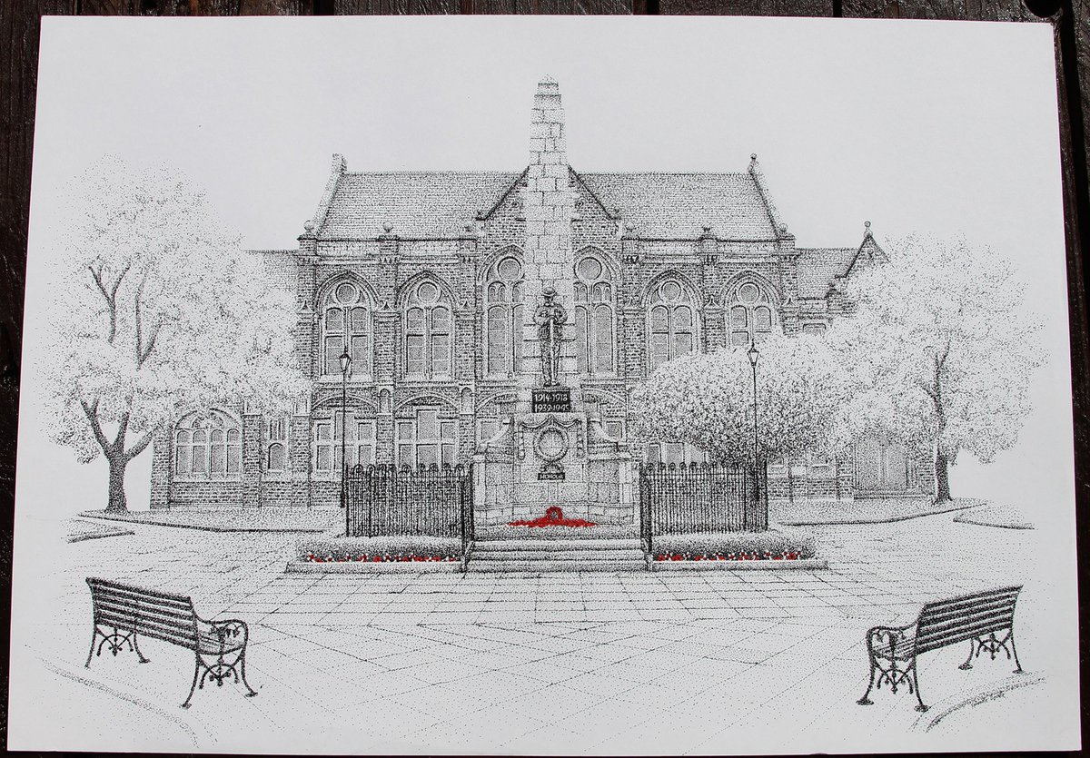 SproodleD's tweet photo. #fenton #art #architercture #drawing #stippling #ink https://t.co/XpE6kAUi4j