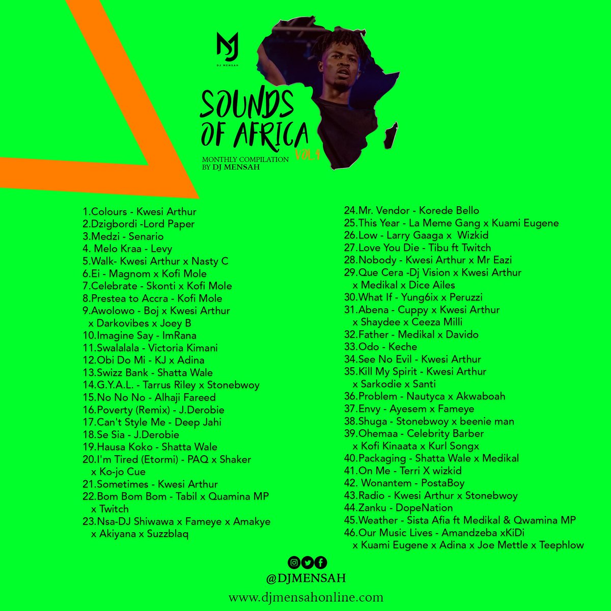 DJMENSAH1's tweet photo. https://t.co/OGhW8DqpIE - Kwesi Arthur x Stonebwoy

Click to listen 🔥🔥🔥 @stonebwoyb 
https://t.co/aW20kcfr5u

https://t.co/Q2VdiR3znF

. #Soundcloud #Podcast  .#ThisIsNotMixtapeKindly #MonthlyCompilation .#SoundsOfAfrica19Vol4 #SongsDroppedInApril https://t.co/yq9M2yEZhg