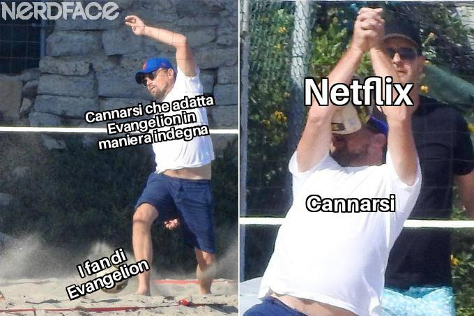 nerdfaceit's tweet photo. #Netflix che difende noi fan dagli adattamenti indegni!

#NeonGenesisEvangelion #Netflix #NetflixIT #Anime #Meme #SerieTV #Nerdface #Nerd https://t.co/FzSv8AixbJ