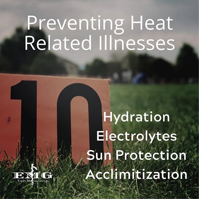 All this week we've been talking #HeatRelatedIllnesses and now let's talk about preventing them.  While we can't control mother nature, there are things we CAN do to avoid suffering from heat related illnesses.  These include hydration, electrolytes, sun… ift.tt/2Yl7QqQ