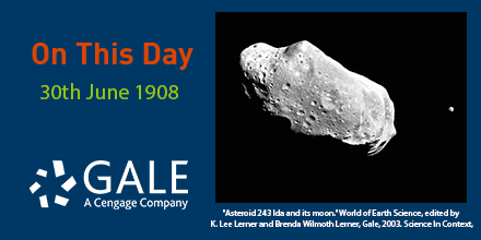 GaleAcademic's tweet photo. It wasn't a black hole. It wasn't a UFO. It was an #asteroid called Tunguska. Its explosion #OTD 1908 points to the danger of catastrophic impacts on Earth... > https://t.co/C5FmGJ9LLM #AsteroidDay
@NASA @DrBrianMay #ArchivesExplored @AsteroidDay @esa @GrigRichters #GalesArchives https://t.co/UKCwVsvhGx