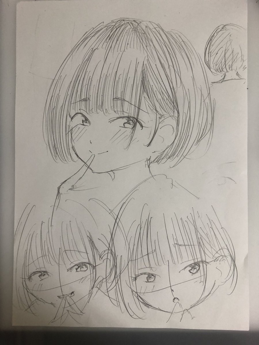 今回のキャラのイメージ落書き 