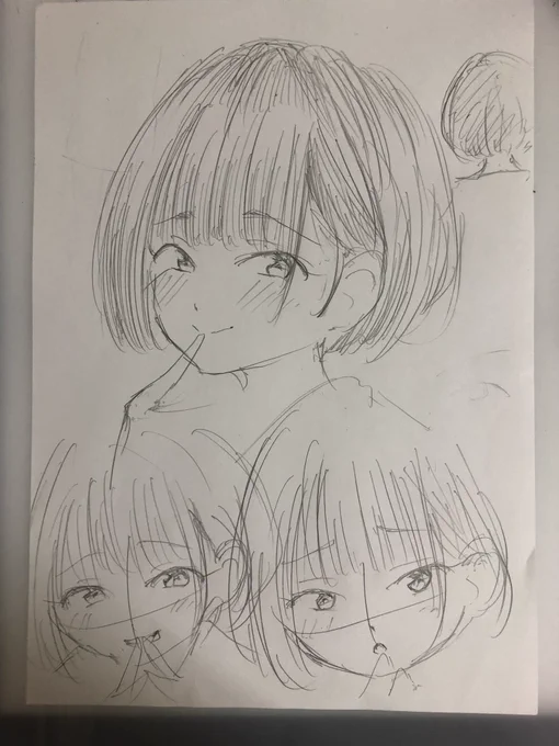 今回のキャラのイメージ落書き 