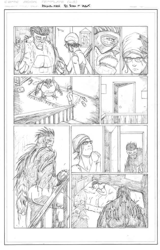 campfire_comics's tweet photo. Years ago I did some mock Animal Man pages. Never finished but he's such a great character: good mix of existential horror, perseverance, and heart. #vertigo #ripvertigo #GetWokeGoBroke https://t.co/UaZ9bhZx3G