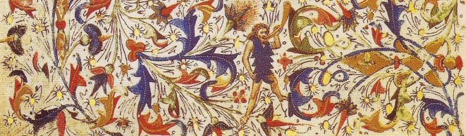 Witziges Detail einer Miniatur im Libro de Horas de Isabel la Católica!