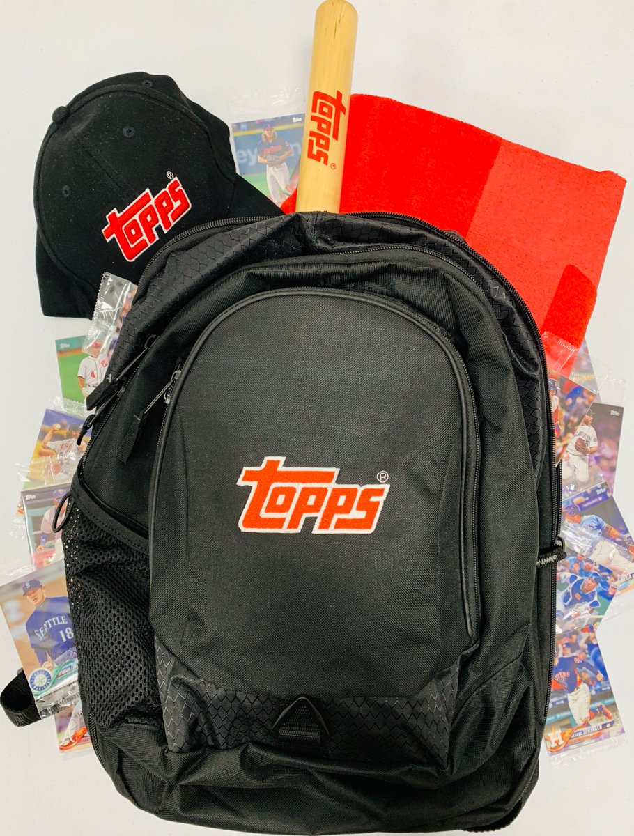SCCRetailStore's tweet photo. 5,000 FANS GIVEAWAY: Help Us Get To 5,000 Fans On Facebook And Twitter!

Retweet and follow @steelcitycoll for a chance to win this AWESOME @Topps backpack filled with a beach towel, a mini bat, OVER 20 PACKS, and MORE!

If @Topps retweets this, we'll DOUBLE the number of packs! https://t.co/1YUni7p29V