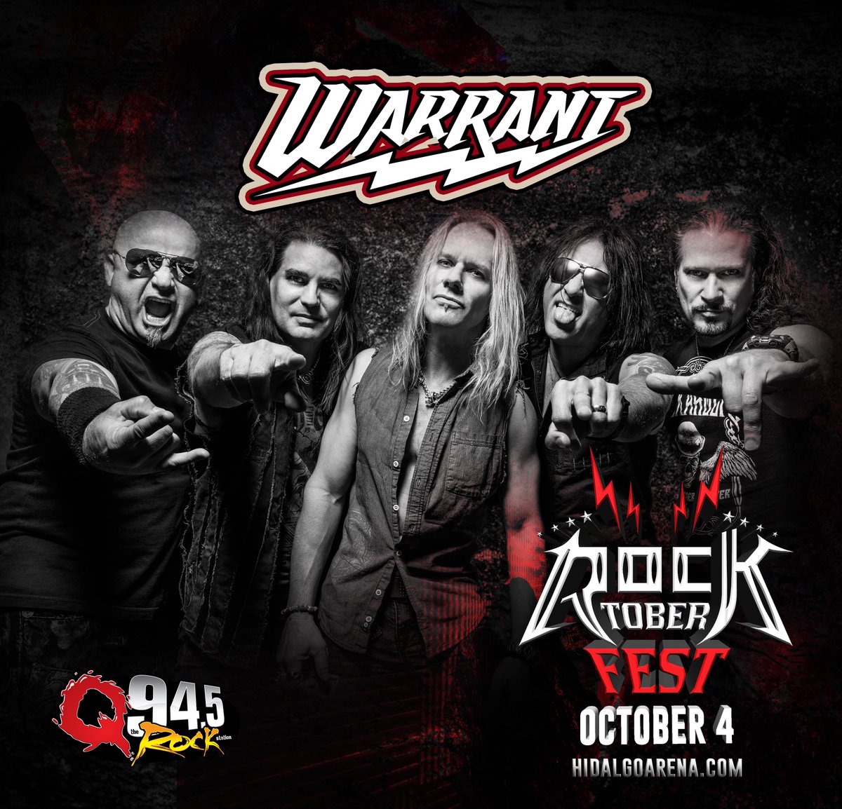 warrantrocks's tweet photo. #Dirty30Tour 2019 Oct 4th Rocktober in Hidalgo, TX
General on sale Monday morning. Pre-sale starts on Saturday at 10am, runs through Sunday at 10pm, with the password ROCK.
Ticket link below and please share. Thanks! https://t.co/D3Bc6jIpjb
Event URL: https://t.co/UJopGFWPAT https://t.co/L492hXeolf
