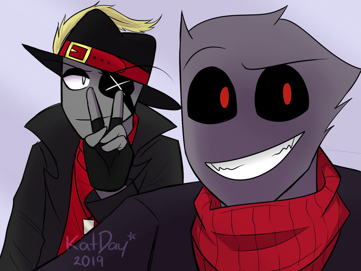 KatDayKatz's tweet photo. Hice este dibujin por mi aniversario de amistad con @adetmunoz ππ ya que nos hicimos amigas cuando comenzamos a rolear una historia entre nuestros AU's e hicimos que Tip y Hunter se conocieran :"3
Hunter Hat le pertenece a ellaβ‘
Tip Hat me pertenece a mΓβ‘
#TipHat #HunterHat https://t.co/dXATcmAWtt
