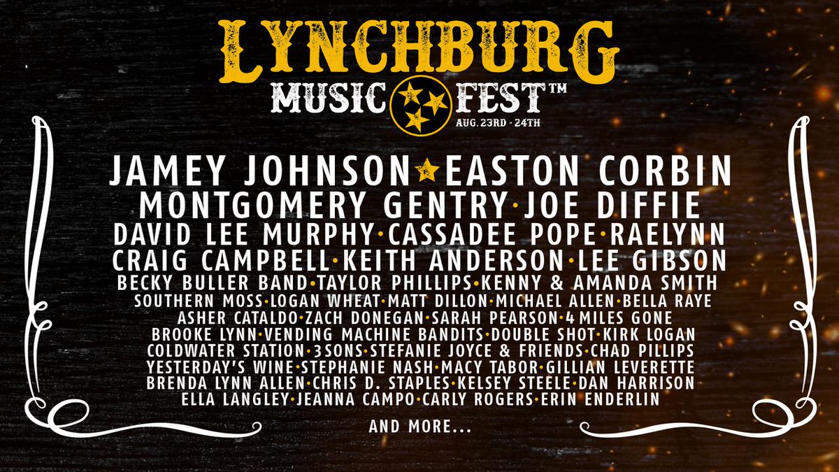 lynchburgfest's tweet photo. We got another pair of VIP tix!
Retweet &amp; tag a friend for a chance to win! https://t.co/g1pzsYBu3Z