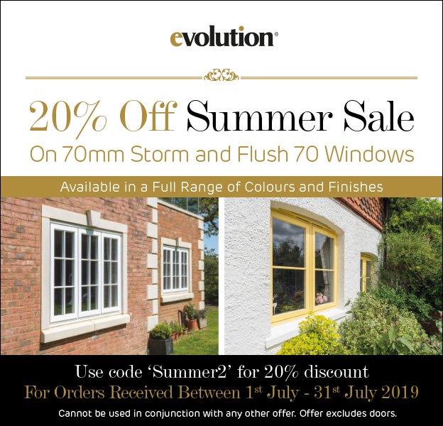 EvolutionMFG's tweet photo. Our July sale starts today! Order Storm or Flush windows by 30th July to receive 20% off. https://t.co/qsXNP2gBeg