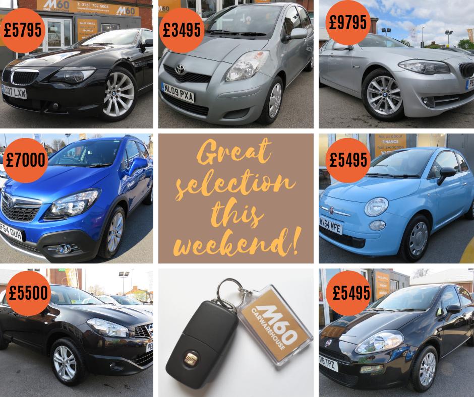 If you're out looking for a car this weekend 🌞 .. we've got something for everyone! Call Mark for a test drive on 0161 707 5004 

See more of our showroom here; bit.ly/2V75qtC

#usedcarseccles #usedcarsmanchester #m60carwarehouse #carsupermarket #manchester