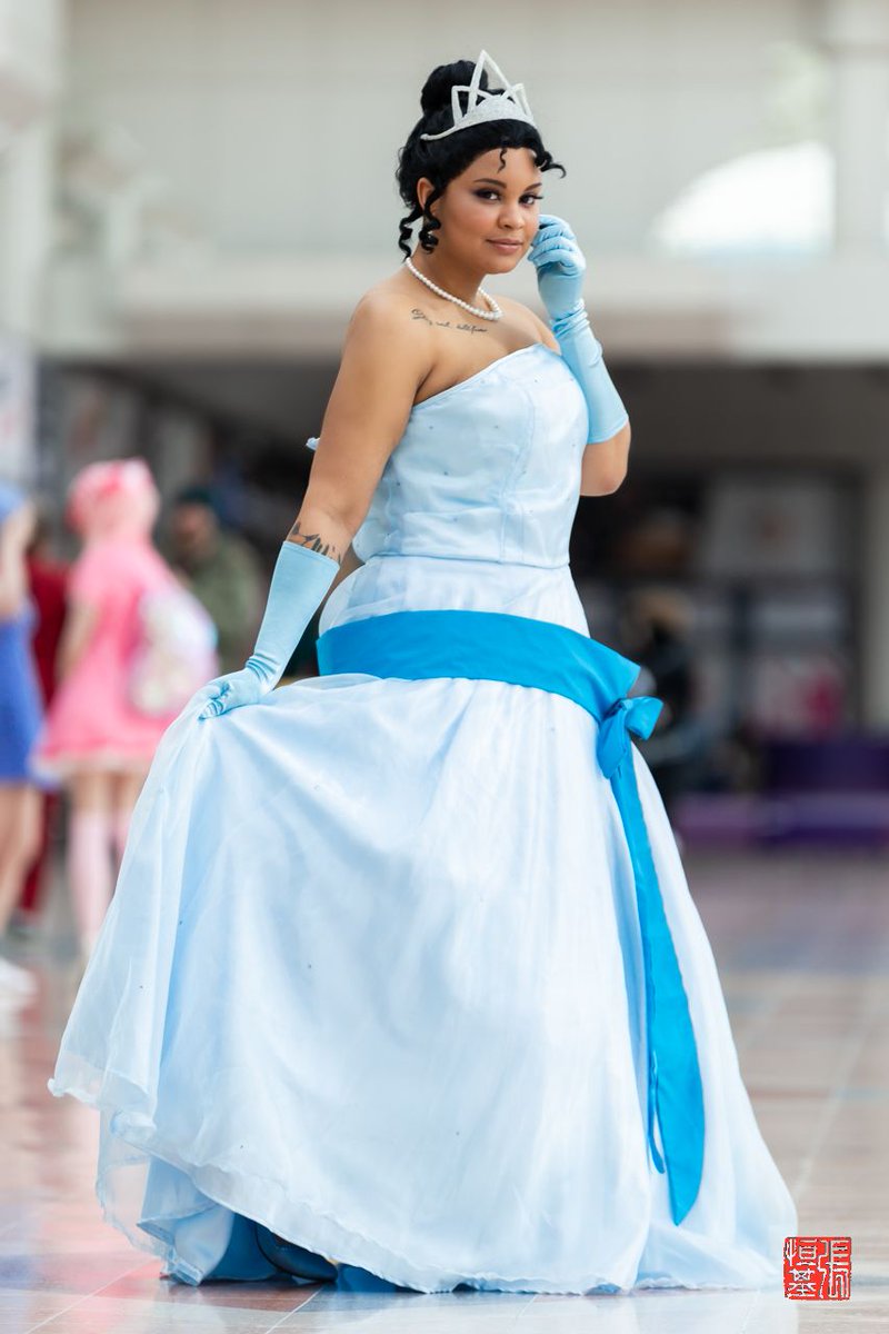 tiana blue dress costume