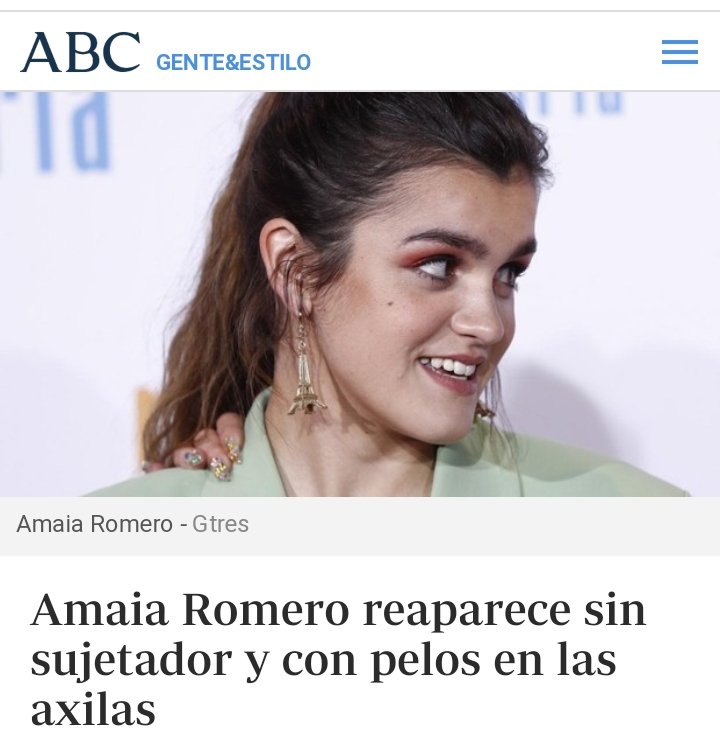 FonsiLoaiza's tweet image. Amaia tiene 19 años, toca 4 instrumentos, ganó OT y fue a Eurovisión. En lugar de promocionar un disco comercial, decidió terminar sus estudios superiores de piano en Barcelona. Vuelve para hacer una gira y en ABC dicen que reaparece sin sujetador y con pelos en los sobacos.
