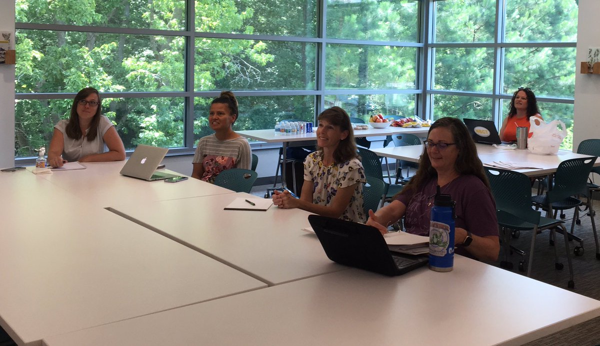 vanbct's tweet photo. Teachers from @vbschools and @nnschools are learning how to best facilitate professional learning for candidates through the @NBPTS process! Thanks to Virginia Wesleyan College for proving @vanbct with the beautiful space! @KravchakTeach https://t.co/nVJFSykYkQ