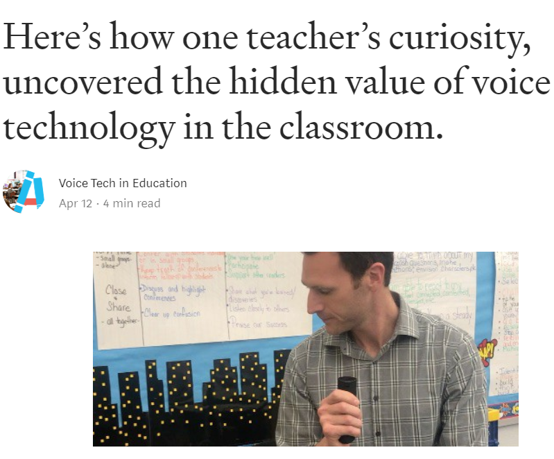 After 11 years of teaching, <a href="/MrNReinhold/">Nicholas Reinhold</a> continues to believe in making the classroom a space that is fun and exciting. #alexa4edu #ISTE19 buff.ly/2LKEPD4