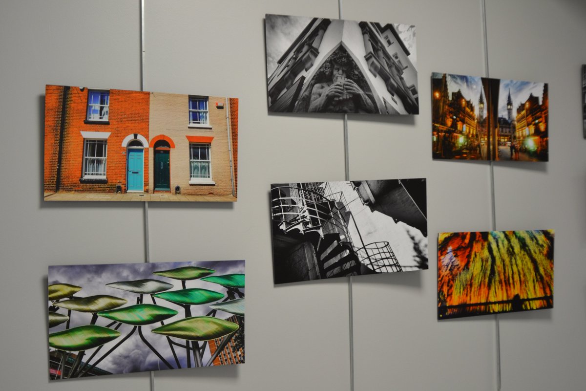 KUSM_Wichita's tweet photo. Sneak peek at our #FinalFridayICT reception, which will be from 5-7 p.m. this evening on our campus, 1010 N. Kansas in Wichita. The exhibit by local artist Joey Henry is the largest we've had in a while: https://t.co/1cX1Xg40Z4 https://t.co/J0nNfgBj1E