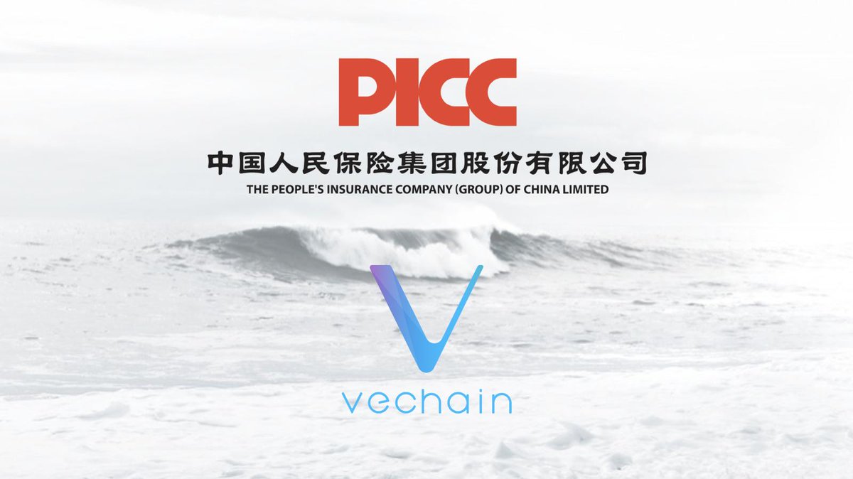 -PICC Insurance Product Example-An IoT device is placed in a truck doing cold chain logistics, at a certain point the temperature of the truck goes above the safety-threshold, then a smart contract is issued that processes a claim to PICC on behalf of the food vendor. $VET 17)