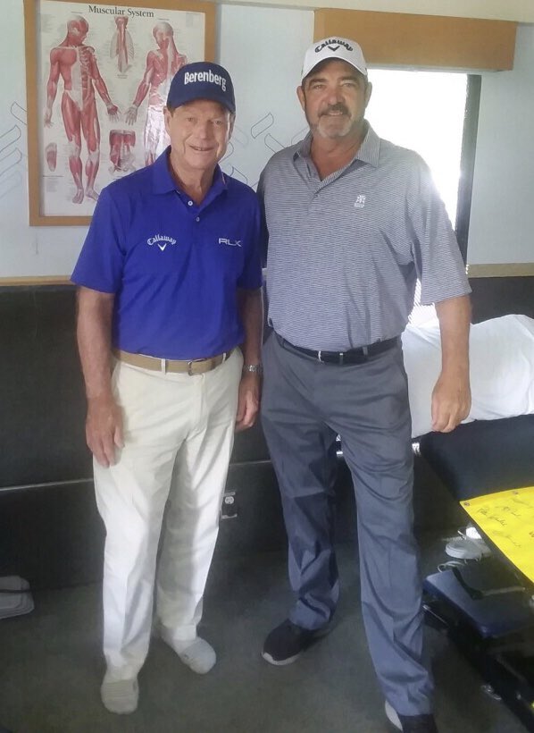Marcus_PointeGC's tweet photo. Ben and Mr. Tom Watson at the US Senior Open! https://t.co/f4ANRDdtVd
