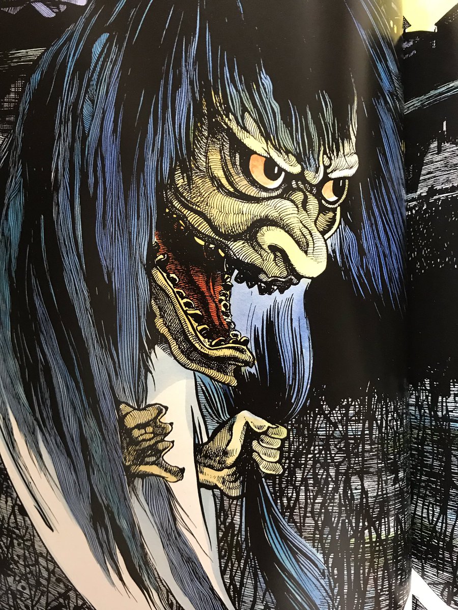 実は先日こっそり横浜そごうで開催中の水木しげる先生の原画展に行ってきたんだが、行ってよかった!改めて先生の絵のキメの細かさに感嘆。妖怪のキャラクターもそうだが、凄いのは背景!自然物も建物もこれでもかってほどの描き込み。それでいて妖怪の絵の邪魔をしていない。いやあ、凄さを再確認。