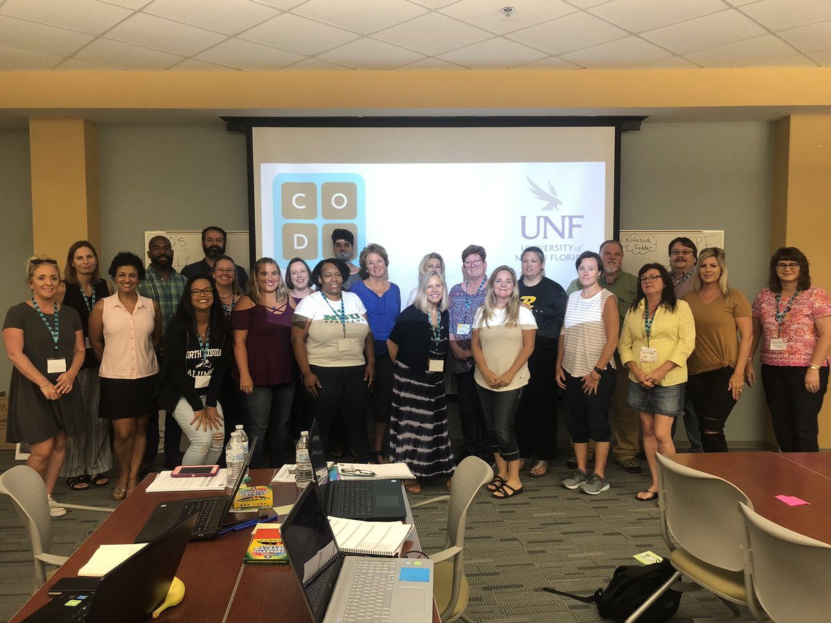 mayportmiddle's tweet photo. Shout out to Ms. Fernandez for conducting cross-district computer science training this week! @DuvalSchools @ADOneClay @oneclayschools @StJohnsCountySD @DrDianaGreene #ourteachersarechampions #mcsms https://t.co/MRKvCB7rXQ