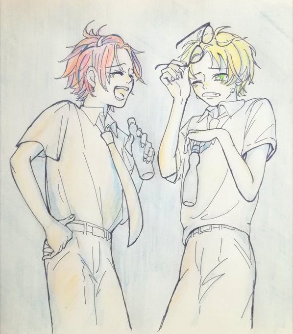 夏のラムネ真緒くん+ゆうくん爽やか…爽やか…さわ、さわ… 
