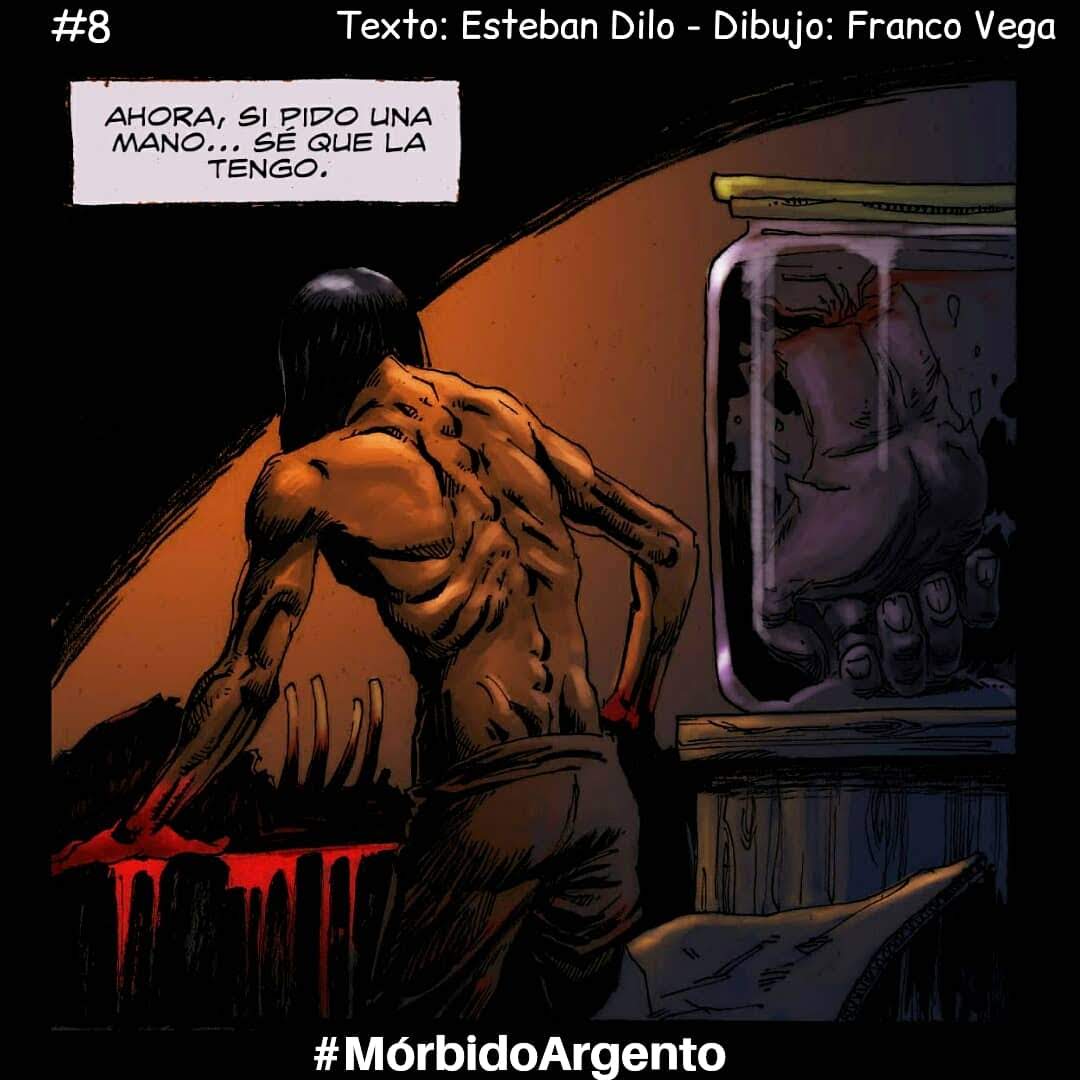 SoyDilo's tweet photo. Terminó la primera temporada de #MórbidoArgento y se la compartimos para que las disfruten todas juntas.
Ilustraciones de @FrancoPVega1 y textos de @DiloEsteban. https://t.co/eUWmINDckq