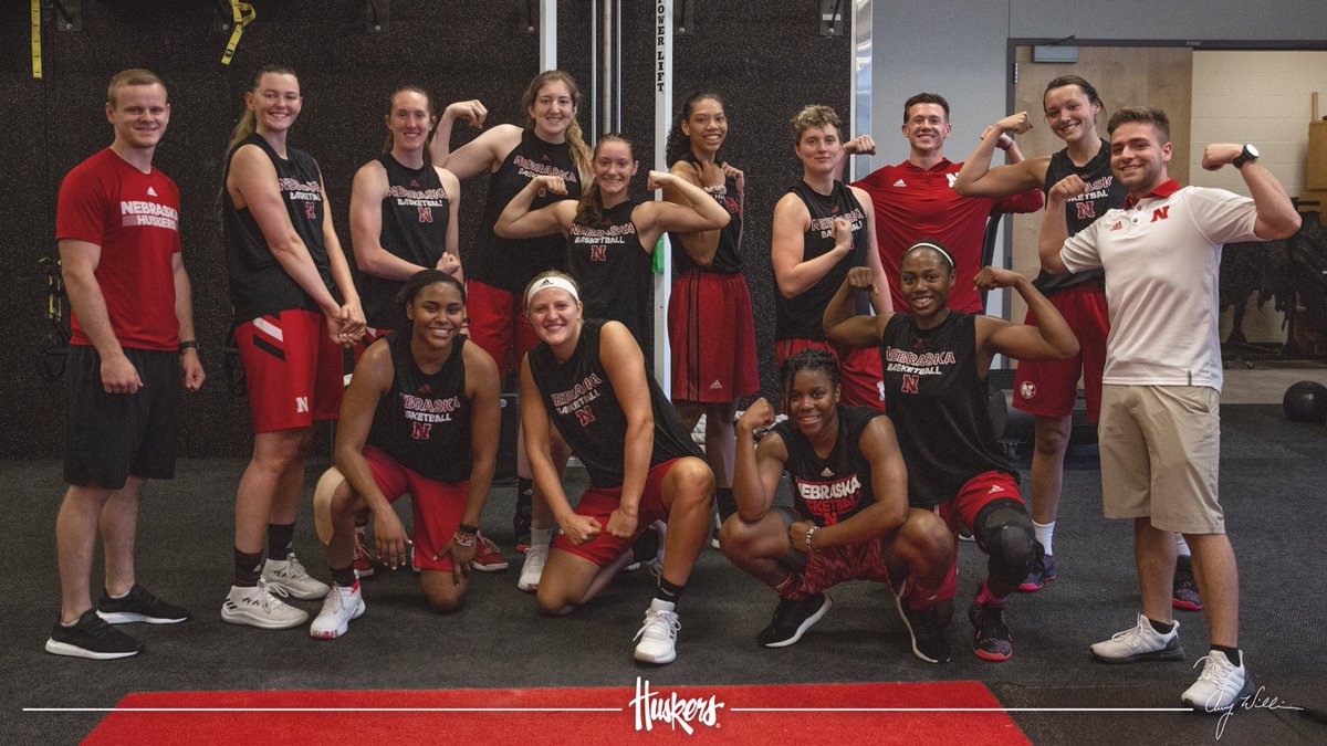 HuskerWBB's tweet photo. Flex Friday 💪

#GBR https://t.co/vXjDAhwyuI