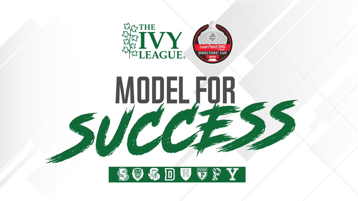 Ivy League (@ivyleague) on Twitter photo MODEL FOR SUCCESS.
For the 5️⃣th-straight year, the Ivy League finished in the top-6️⃣ out of 32 conferences in the final <a href="/LDirectorsCup/">Learfield Directors' Cup</a> standings, trailing only the Power Five. 🌿
📰 » ivylg.co/LearfieldIMG06… MODEL FOR SUCCESS.
For the 5️⃣th-straight year, the Ivy League finished in the top-6️⃣ out of 32 conferences in the final <a href="/LDirectorsCup/">Learfield Directors' Cup</a> standings, trailing only the Power Five. 🌿
📰 » ivylg.co/LearfieldIMG06…