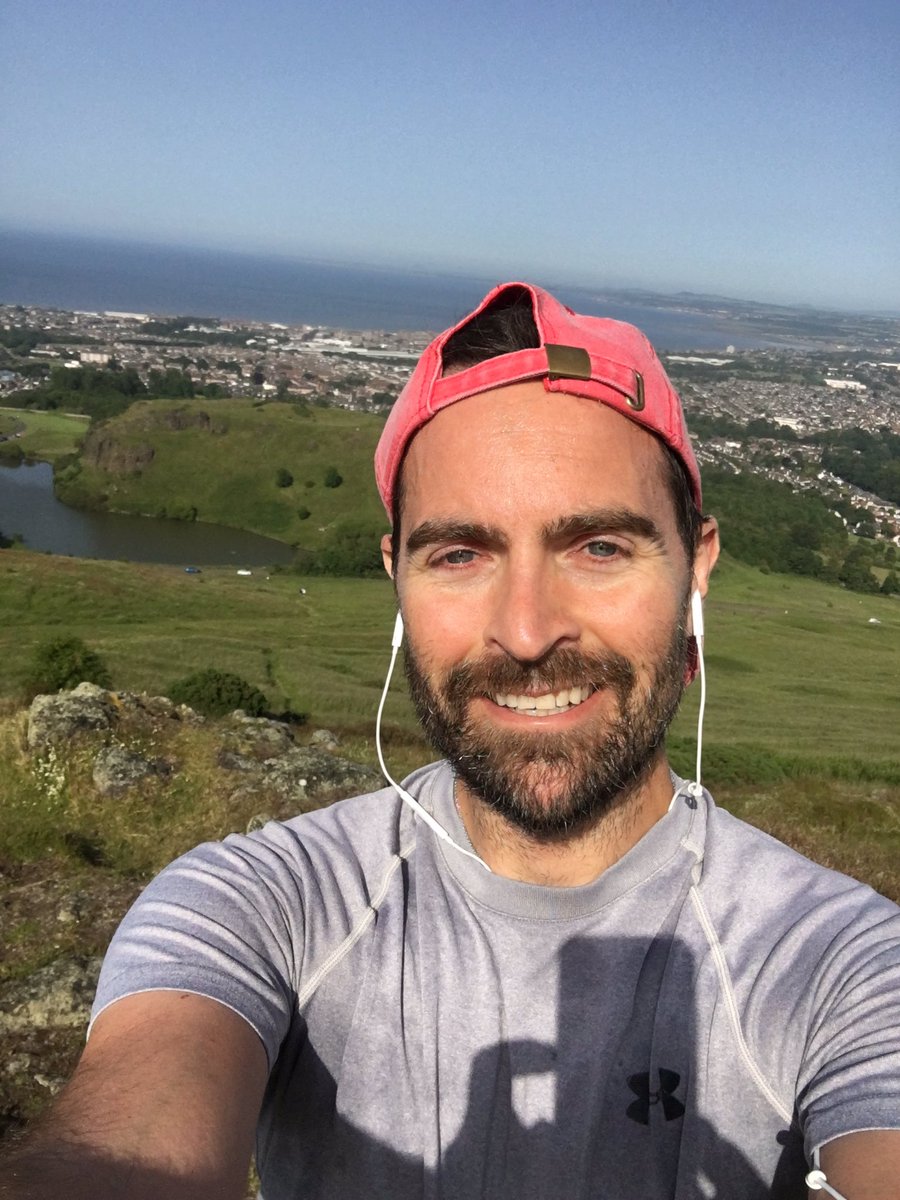 Best thinking I do for my PhD is up here! #activethinking #Edinburgh
