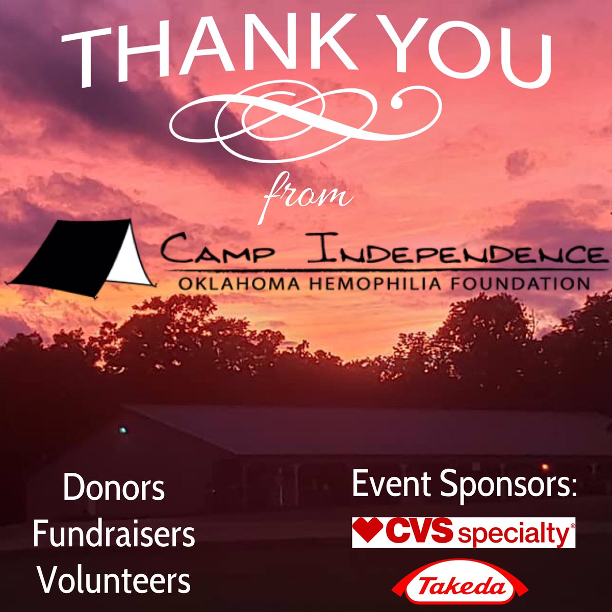 🏕🏴‍☠️ Thank you to everyone who makes Camp Independence possible. ❤️🙏🏻Thank you to our donors, fundraisers, and volunteers. Thank you to our event sponsors: CVS Specialty Pharmacy and Takeda. 
#CampIndependenceOHF
#BleedingDisorders
#Hemophilia
#VonWillebrands 
#FactorDeficiency