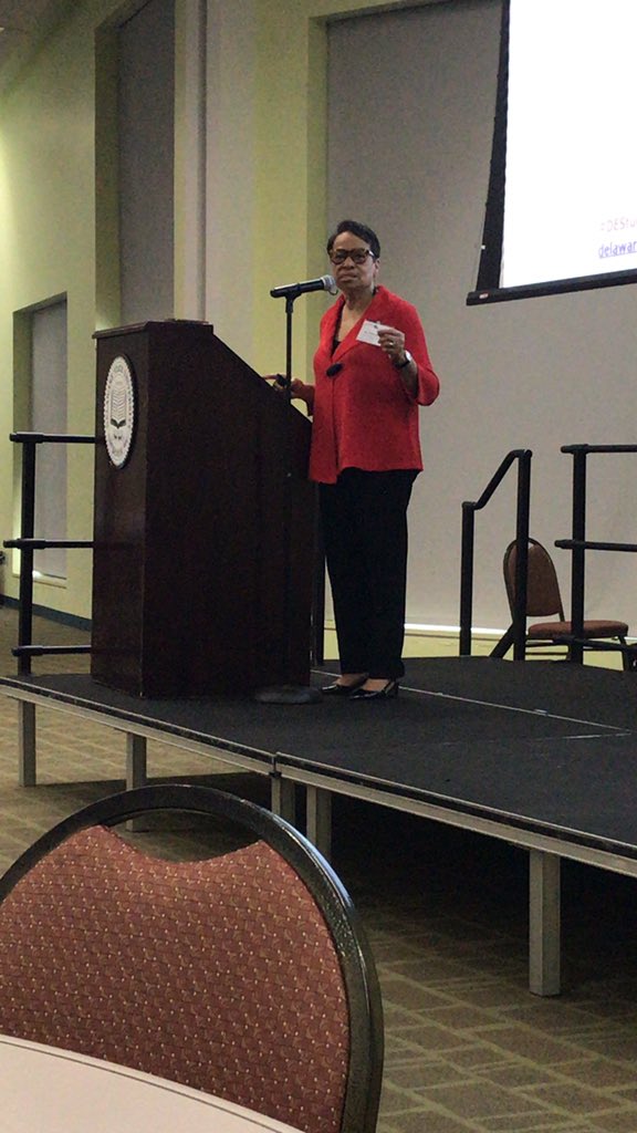 drjoycevbrown's tweet photo. Our own Dr. Joyce V. Brown presented at the Delaware Student Success Conference - Tuesday, June 18, 2019 @ Delaware State University, MLK Center. For more information go to: https://t.co/zRsfhXhRqt. For more information about Joyce go to https://t.co/epa21lVUiE https://t.co/jLHCXYSGxF
