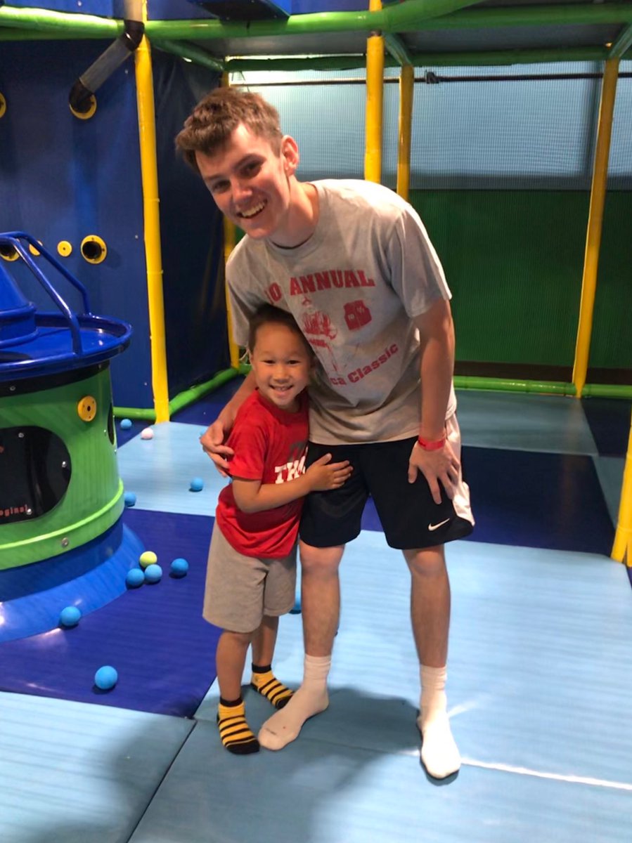 Maphillbaseball's tweet photo. @Maphillbaseball A couple of middle infielders having some fun.  No charity hops in the ball pit there...... https://t.co/uxhFMWsAbS