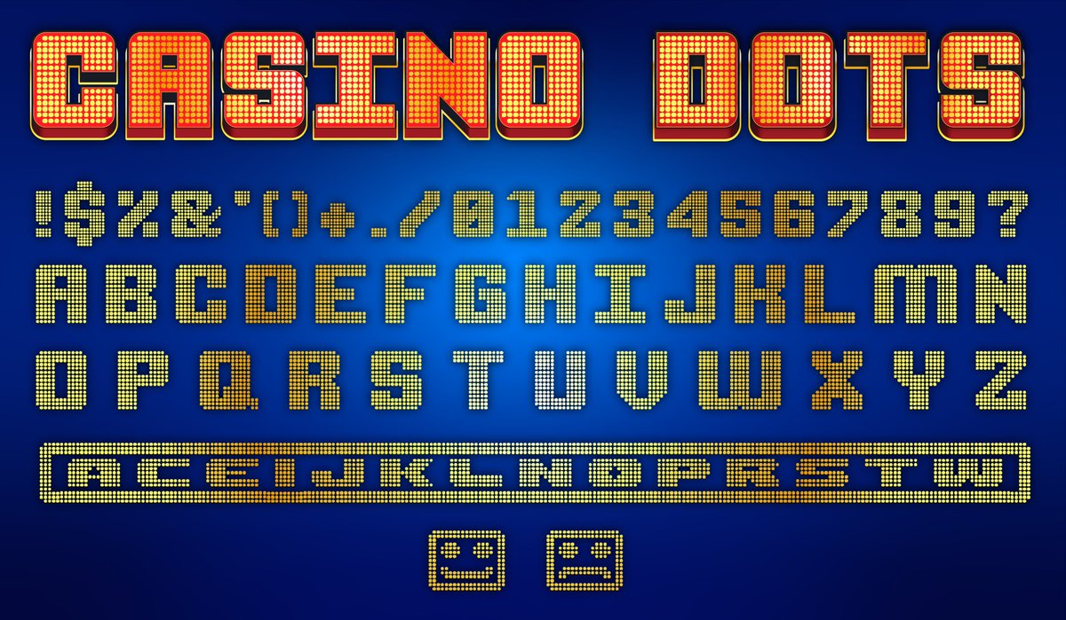 Felix Gtav Casino Dots Is An Unused Font Found In The Gta Files It Should Be Used For Slot Machines Maybe We Will See It Next Weeks In Gtaonline T Co W2azwawdcy