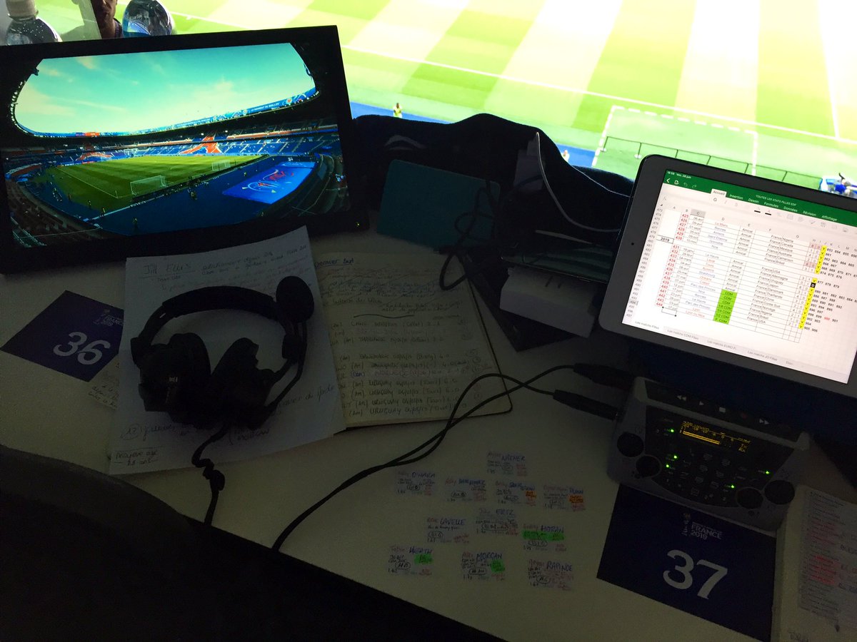 Jano_Resseguie's tweet photo. En place #ParcDesPrinces rebaptisé #ParcDesPrincesses  ce soir ! Position 02 @RMCinfo pour vous faire vivre le 1/4 #FRAUSA #rmclive https://t.co/tbLwBtdwgw