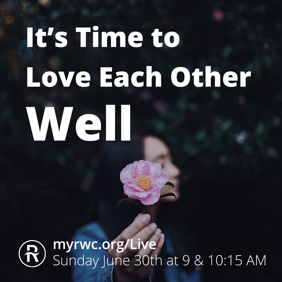MyRidgewood's tweet photo. Join us this Sunday at 9 & 10:15 AM because "It's Time to Love Each Other Well"
#LearningJesus
#RidgewoodWorship https://t.co/vsqC53DRAn