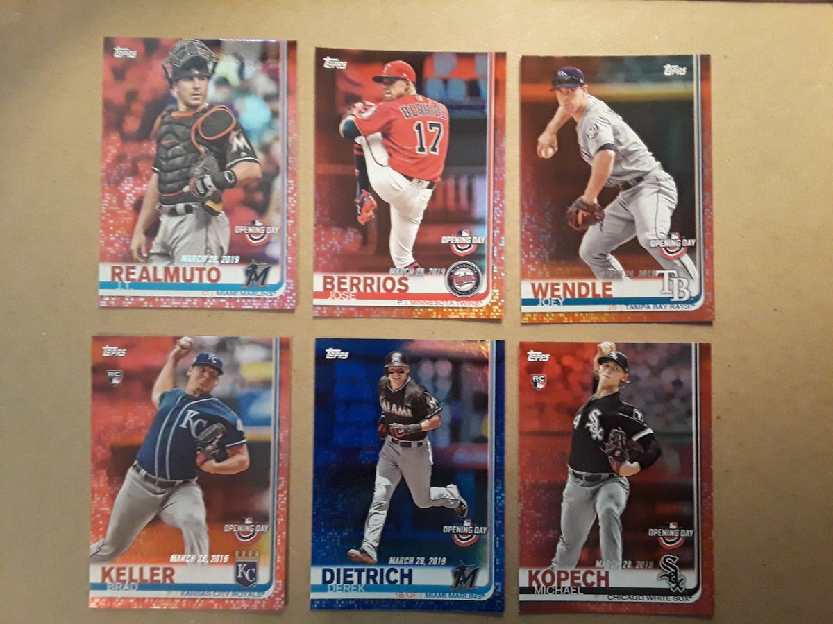JSCC101's tweet image. 🔥2019 Topps Opening Day Color Variation Cards $1.00 Each🔥
PWE: $0.50
BMWT: $4.00 
@HobbyConnector @NotYourHomie