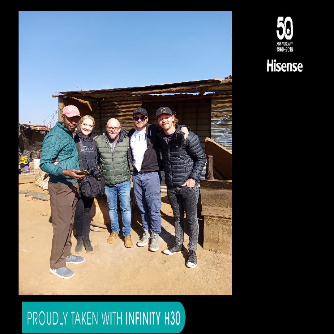 Johrne's tweet photo. Thank you @HisenseSA for the phones for giveaways at the the #BandforBricks concert and two to show what we trying to achieve. 14 July 2019. Sun arena. Pretoria. #SAcaresforlife #hoopstoot #beeldkinderfonds 
@Roan_Ash #H30 #plasticview broke our hearts although we smiling. https://t.co/KrJm98Q7aV