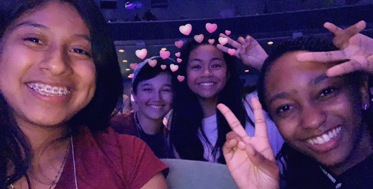 AttucksBandOrch's tweet photo. Meeting new friends 👭 at @musicforall summer symposium. @IPSSchools @AleesiaLJohnson @Attucks_Sports #MFAcamp19 https://t.co/M35WMAmXN3