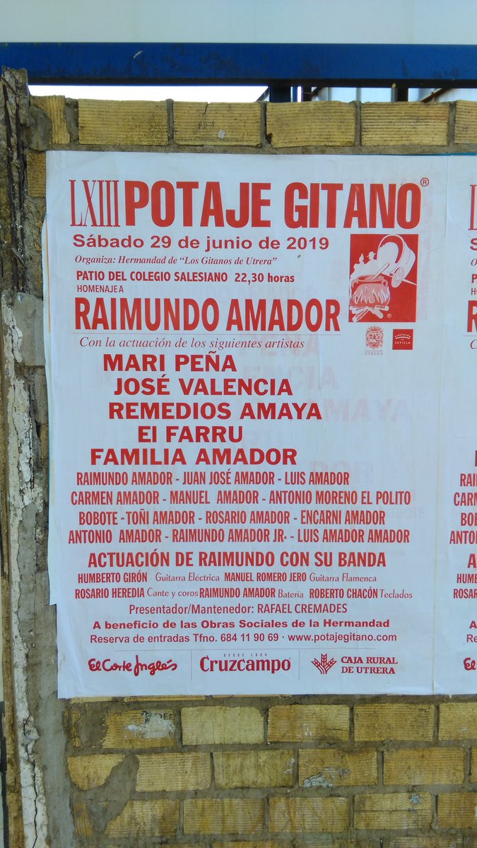 MrCanuto's tweet photo. Mañana fiesta flamenca en Utrera #flamenco @PotajeGitano https://t.co/WxNKxCG1Xr