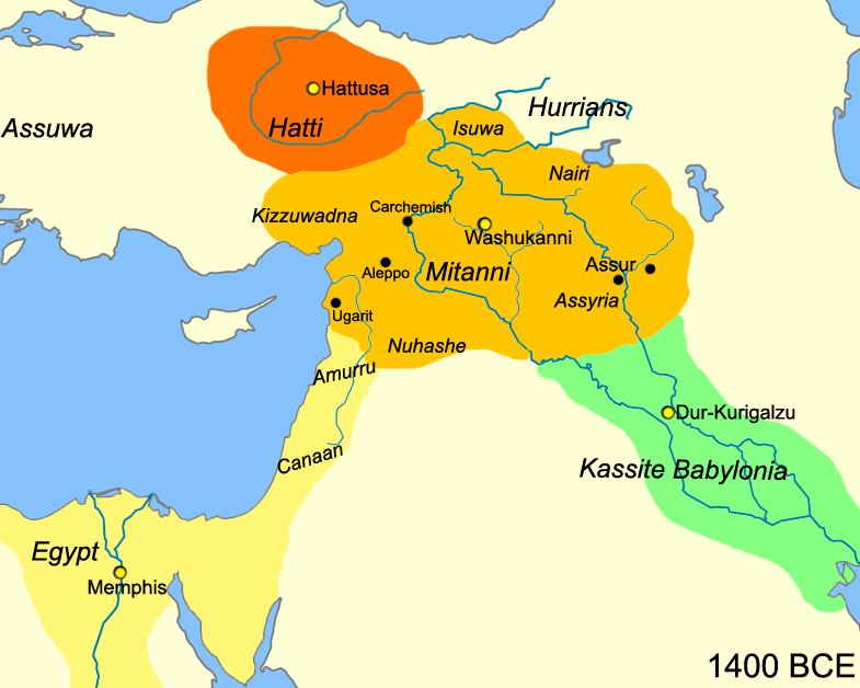 Numerous Mitanni names have IndoAryan provenance.Biriamazda- PriyamedhaArtasmara- RtasmaraTvaišaratha-TveṣárathaIndrauta-IndrotaMittaratti- MitrātithiDewatti-DevātithiThese suffixes & prefixes are predominantly found in later Rig Vedic books- implying the RV is older!