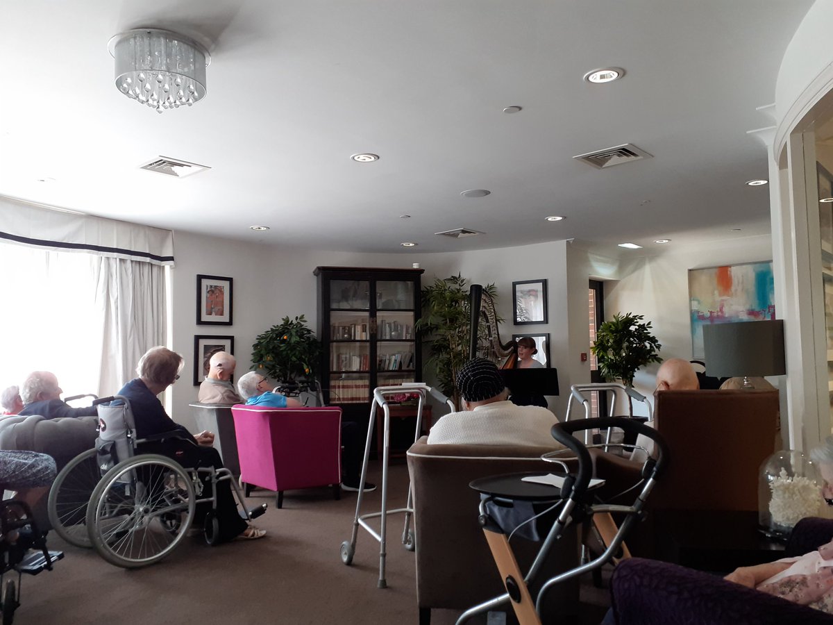 GoEActivities's tweet photo. A full house as always for Lizzie's performance this morning at #GracewellofEdgbaston @JazzVirkTweets @GracewellHealth @SteventonZoe @asajuk https://t.co/1GvuITZyVh