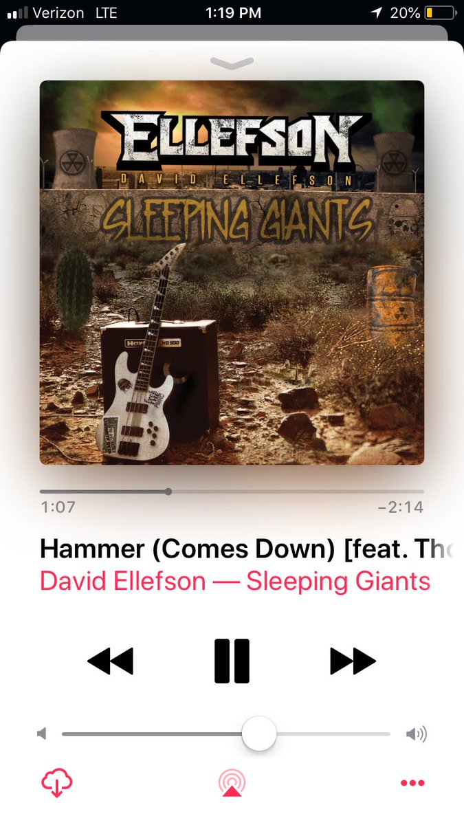 Holy shit! This song/album so far friggin’ rips dude! Makes me super excited to be seeing <a href="/ellefsondavid/">David Ellefson</a> @thomfnhazaert in a cpl weeks!!!    🤘🏻😎🤘🏻