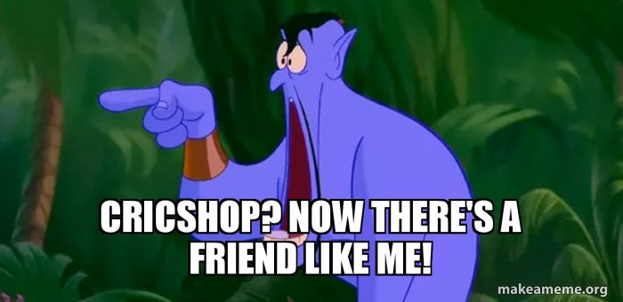 1⃣9⃣9⃣2⃣ was a magic carpet ride for Pakistan as they won the WC! 🏆

Also <a href="/Disney/">Disney</a> released Aladdin 📽️

Guess what's happened in 2⃣0⃣1⃣9⃣?

Real life Aladdin out! 🤯

Pakistan stars aligning? 🌟

Yours are too with our deals ➡️ cricshop.com

#Cricket #CWC19