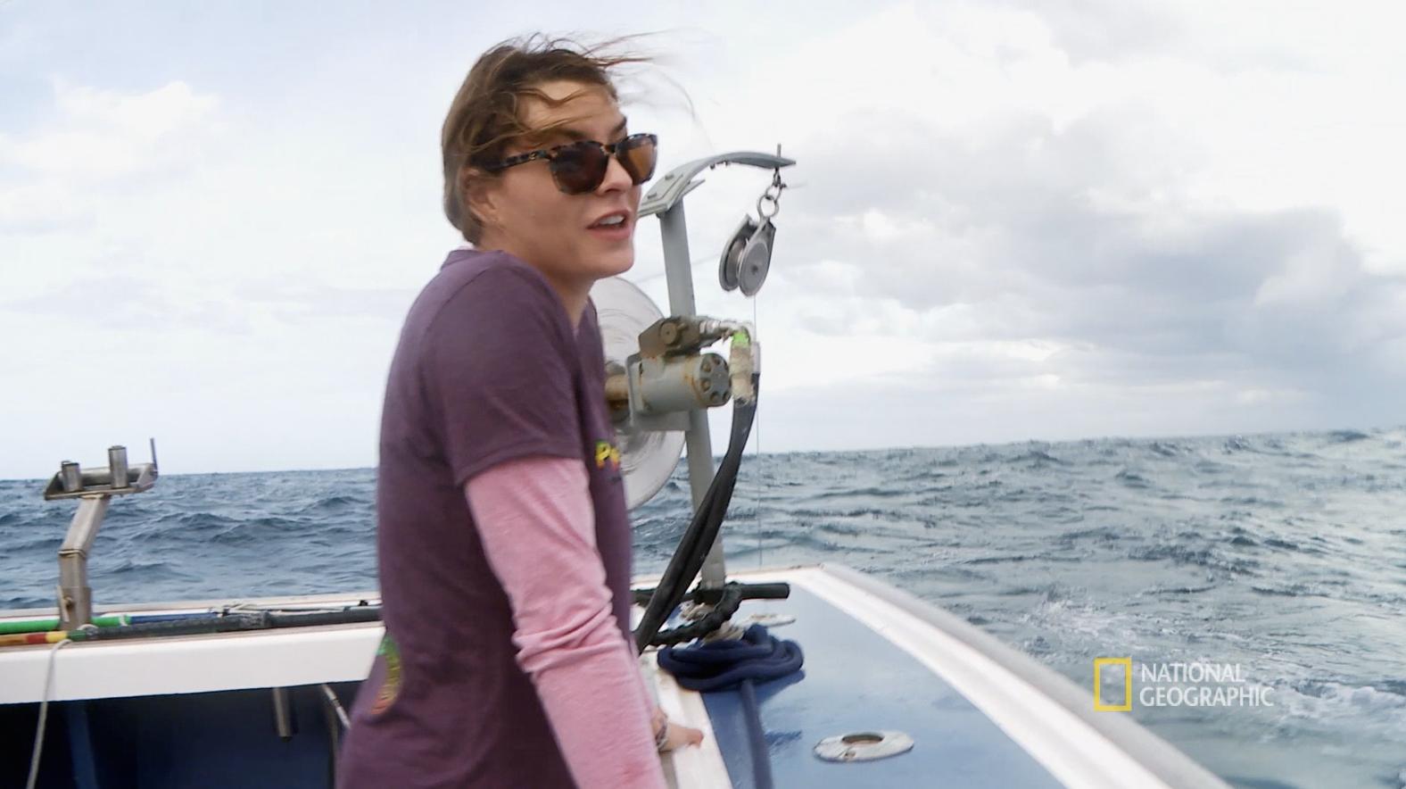 Wicked Tuna on Twitter "Pinwheel's first mate, Marissa, attempts to