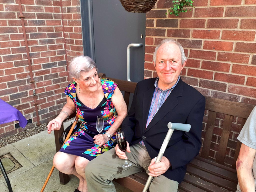 GoEActivities's tweet photo. We took advantage of the lovely weather and held a Summer Time Social instead of Wine and cheese this afternoon with wine, fruit salad, ice lollies and lots of music for #NationalCareHomeOpenDay at #GracewellofEdgbaston @SteventonZoe @JazzVirkTweets @GracewellHealth @asajuk https://t.co/x1yFI6Ran3