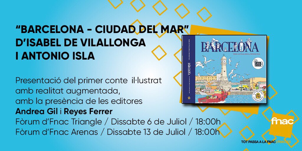 Un verano en Realidad Aumentada. Te esperamos el 6 y el 13 en FNAC ( ver cartel)