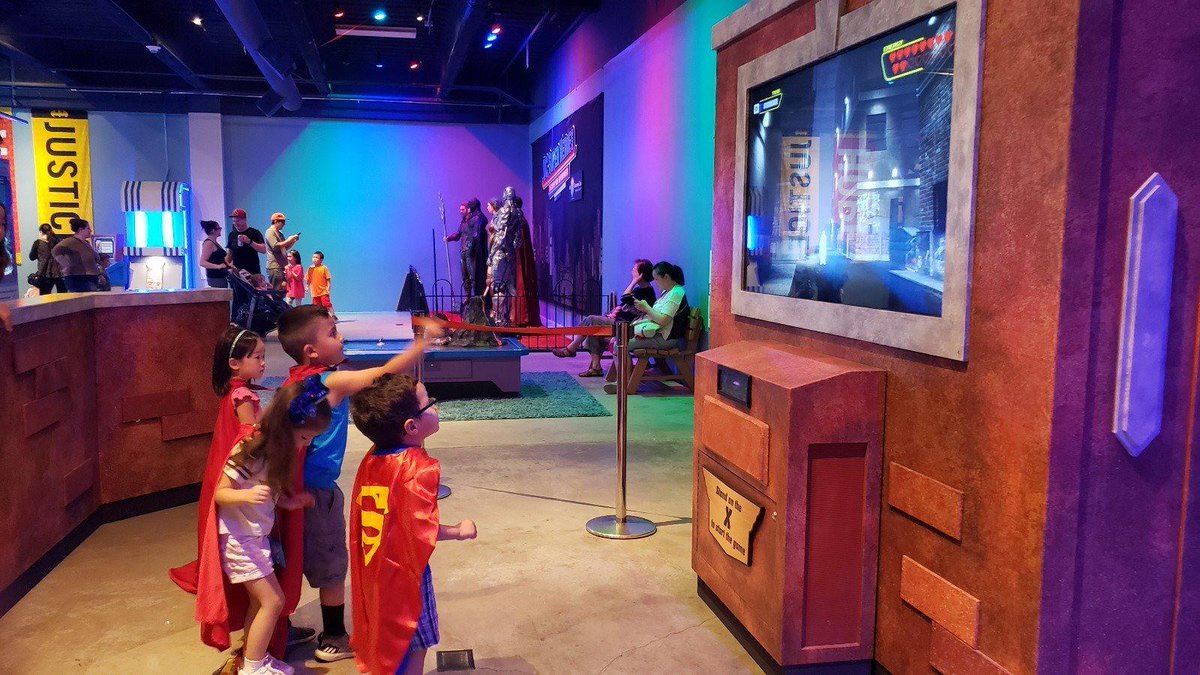 MacKidLakewood's tweet photo. REVIEW: @DiscoveryCubeOC DC Super Heroes Exhibit. DISCOVER YOUR SUPERPOWERS. Now-Sept. 8th Click for review. https://t.co/OU3jeDo1F8
Save the city, vie w/ villains & work as a team to restore order in an immersive environment #discoverycubeoc #superheroes #dcuniverse #summerfun https://t.co/4MCUQgVyNm