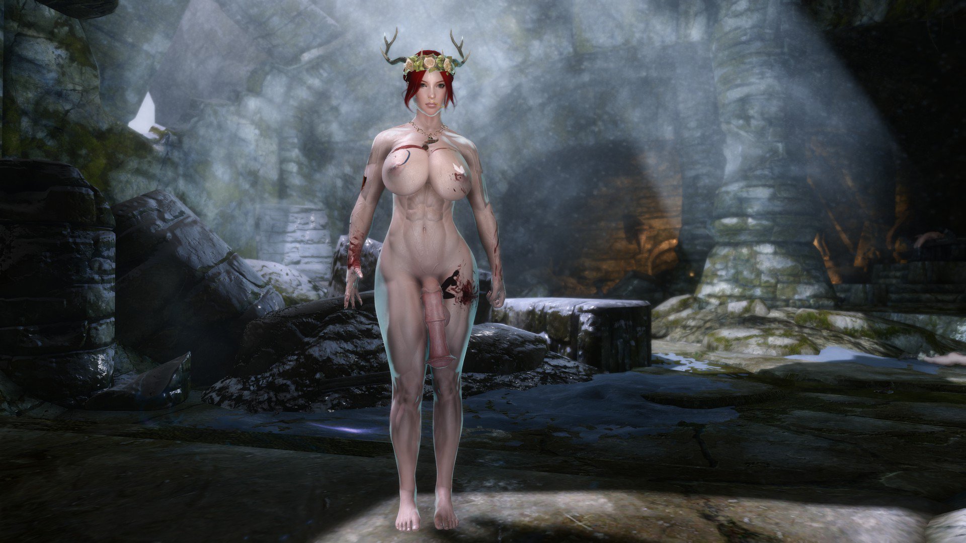 “#skyrim #futa #futanari #shemale #skyrimporn #skyrimscreenshots #skyrimmod...