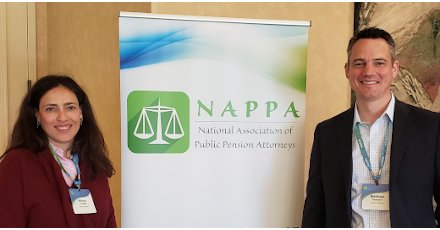 BermanTabacco's tweet image. @BermanTabacco’s #JosephTabacco (not pictured), #NicoleLavallee and #MatthewPearson enjoying their time attending the National Association of Public Pension Attorneys (NAPPA) Conference.